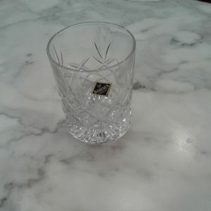 6 Crystal Tumbler Water / Whiskey Glass Set